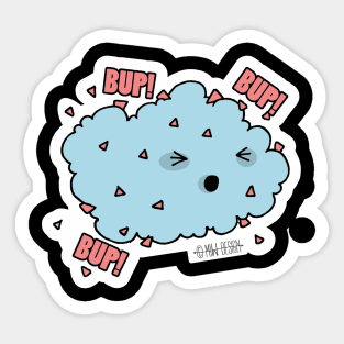 Cute kawaii japan cotton candy sneeze food Sticker